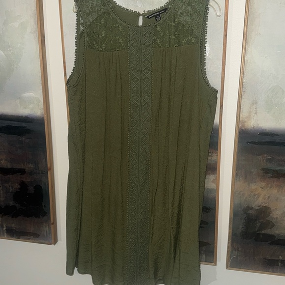 Zac & Rachel Dresses & Skirts - Green Sleeveless Dress by ZAC & RACHEL Size 1X